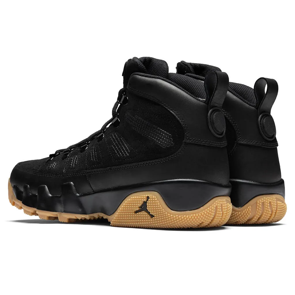 Air Jordan 9 Boot NRG 'Black Gum'- Black/Gum Light Brown