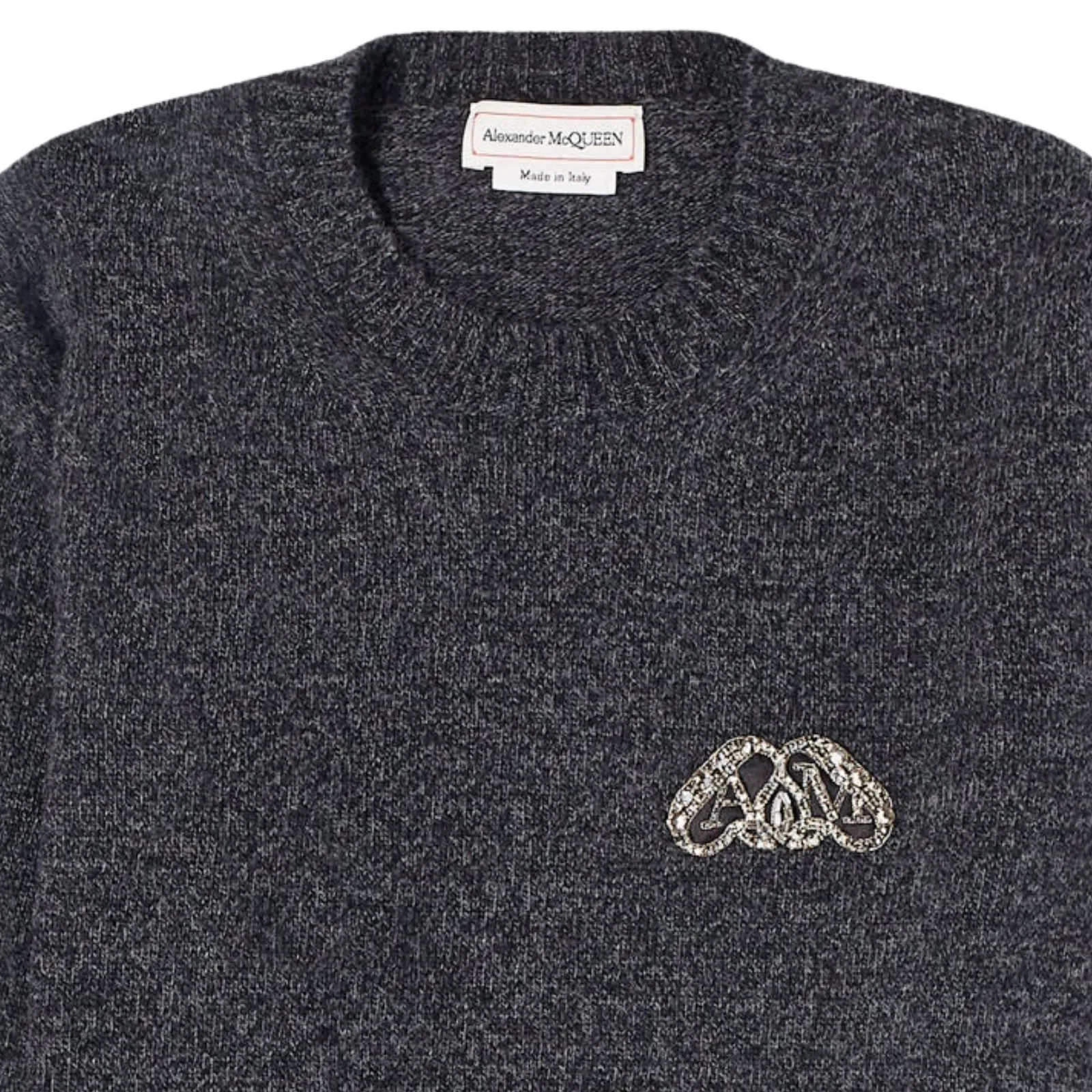 alexander mcqueen  |Crew Neck Unisex Wool Cashmere Blended Fabrics Street Style