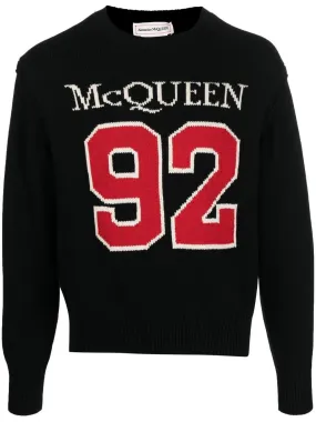 ALEXANDER MCQUEEN Men's Black Sweater for Spring/Summer 2024