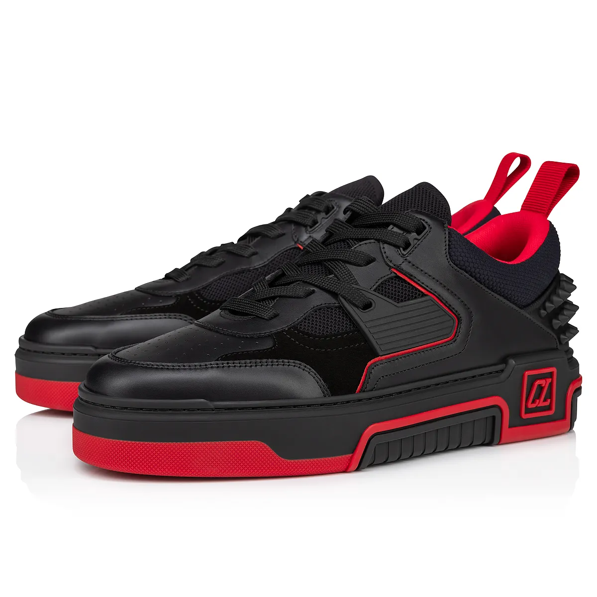 Astroloubi Sneakers - Calf leather and suede - Black - Men