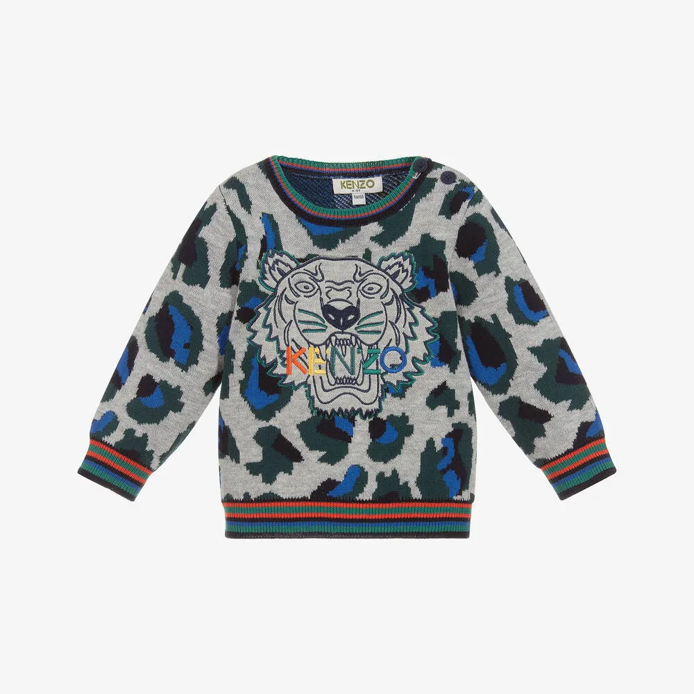 Baby Boys Tiger Sweater