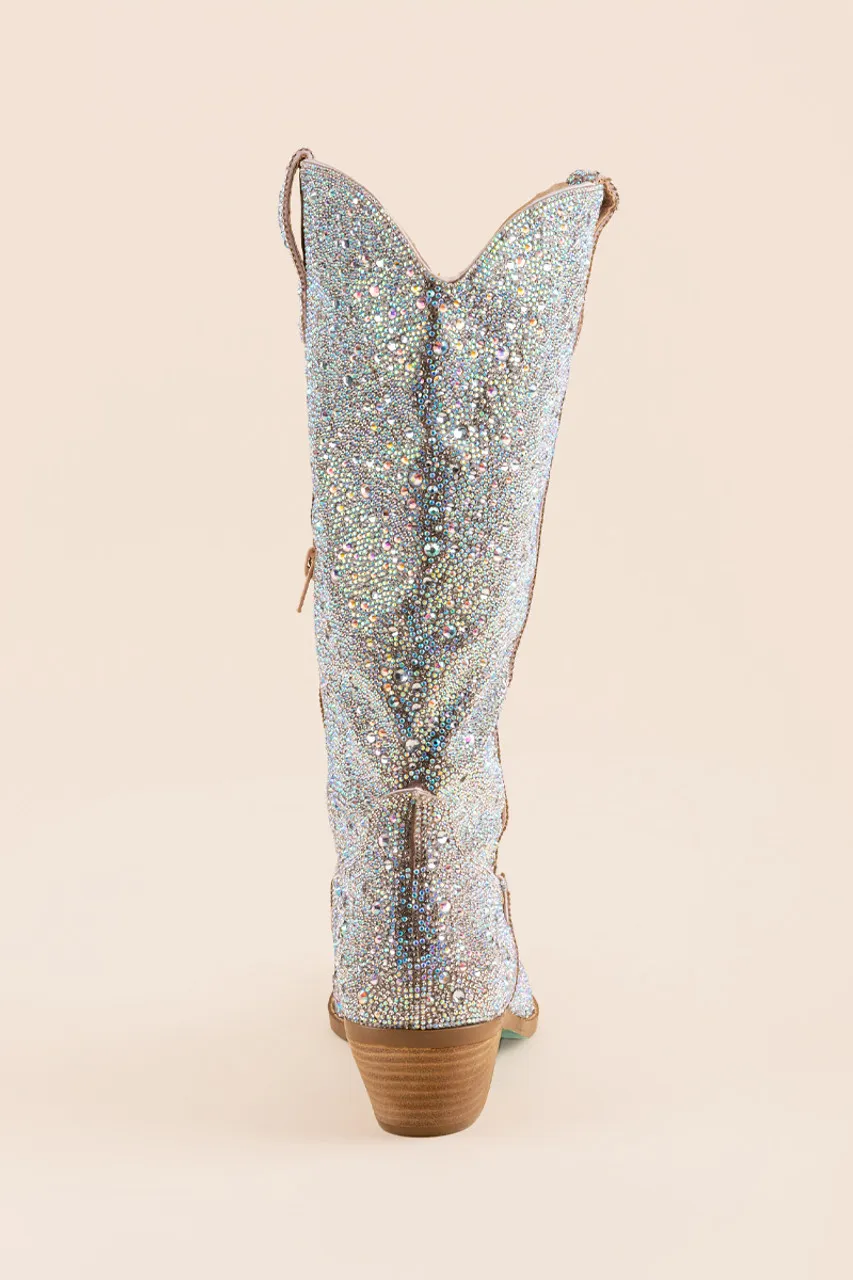 Betsey Johnson Rhinestone Western Boots