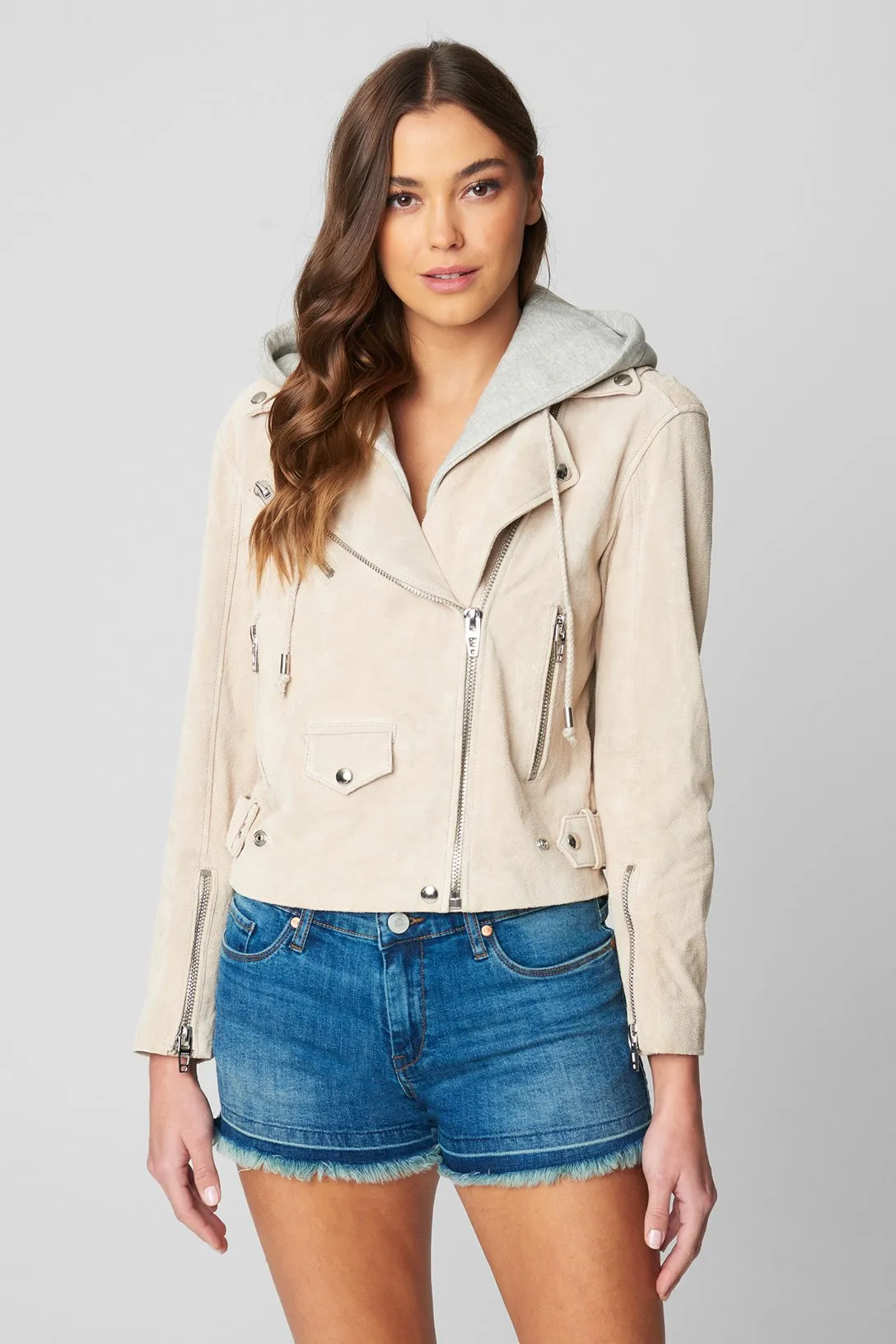 BLANK NYC - SUNDAY DRIVE SUEDE MOTO JACKET