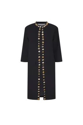 'BUTTON LUXE' DUSTER COAT