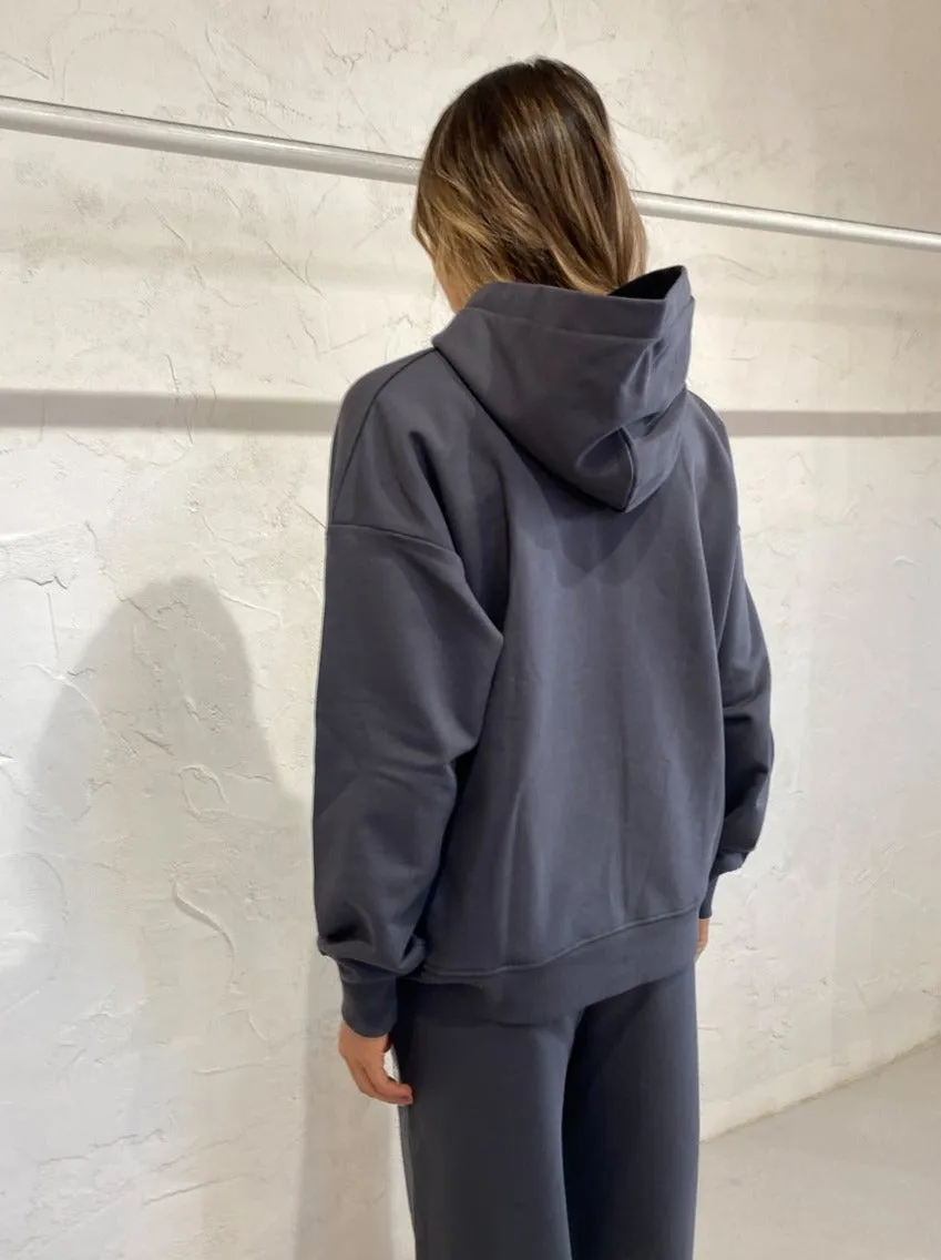 Camilla and Marc Edward Hoodie in Coal