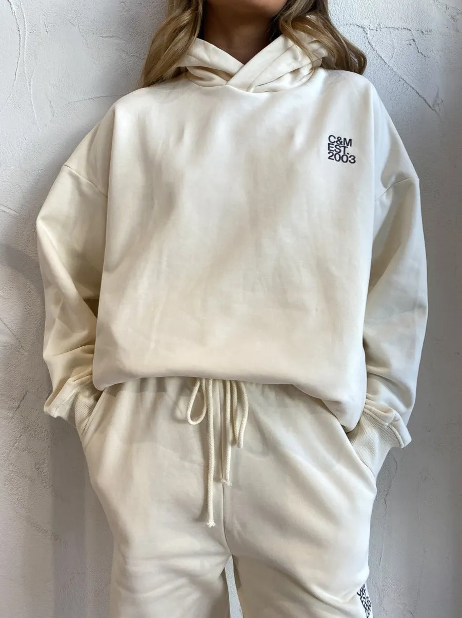 Camilla and Marc Edward Hoodie in Ecru