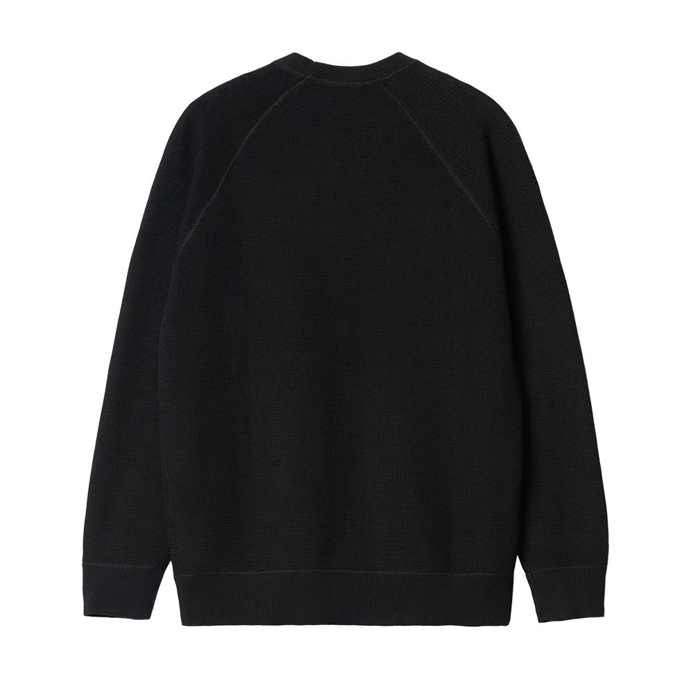 CARHARTT WIP CHASE SWEATER // BLACK/GOLD