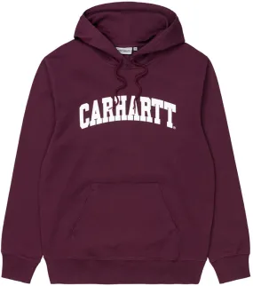 Carhartt WIP Mens University Hooded Sweatshirt Shiraz White