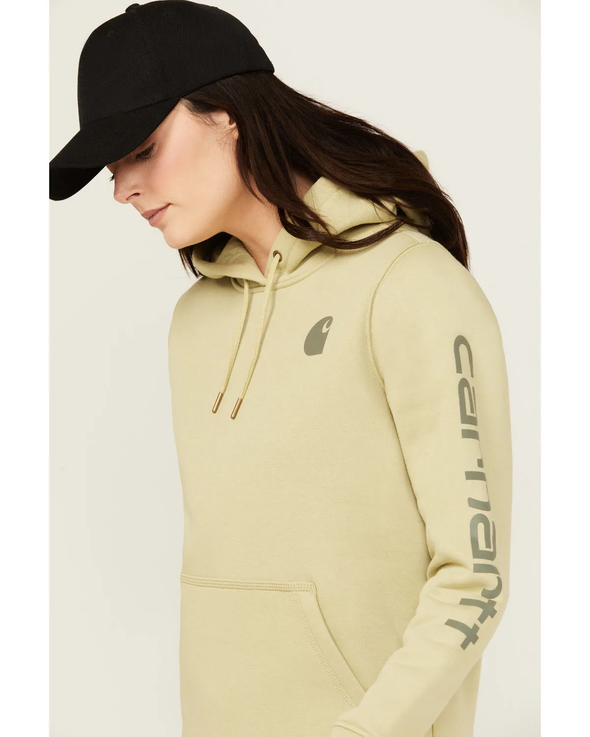 Carhartt Women's Relaxed Fit Midweight Logo Graphic Hoodie