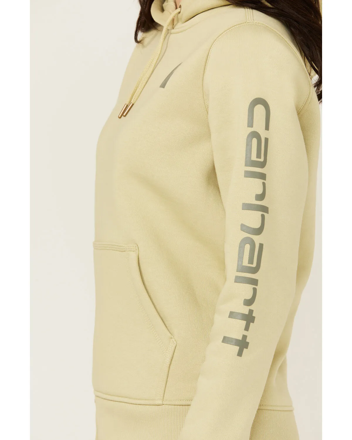 Carhartt Women's Relaxed Fit Midweight Logo Graphic Hoodie