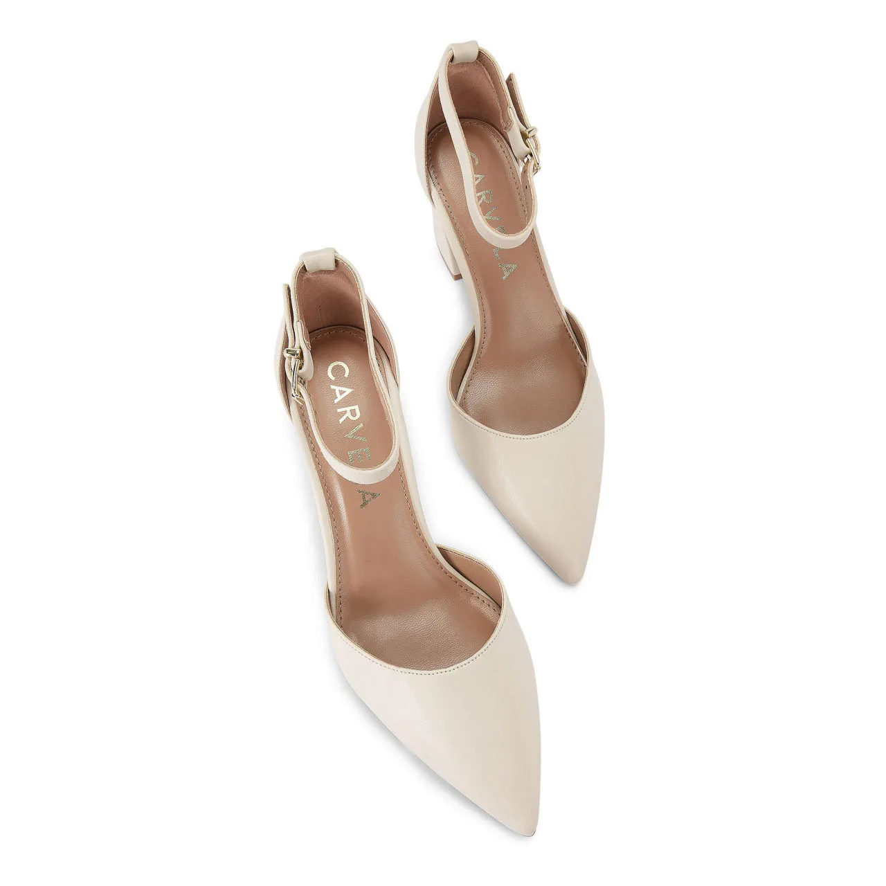 CARVELA Refined Block Heels - White