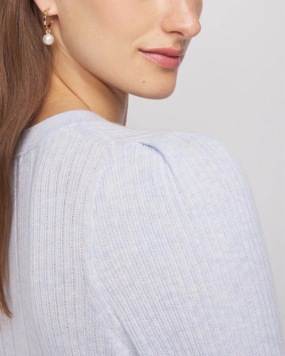 Cashmere Blend Crewneck Sweater