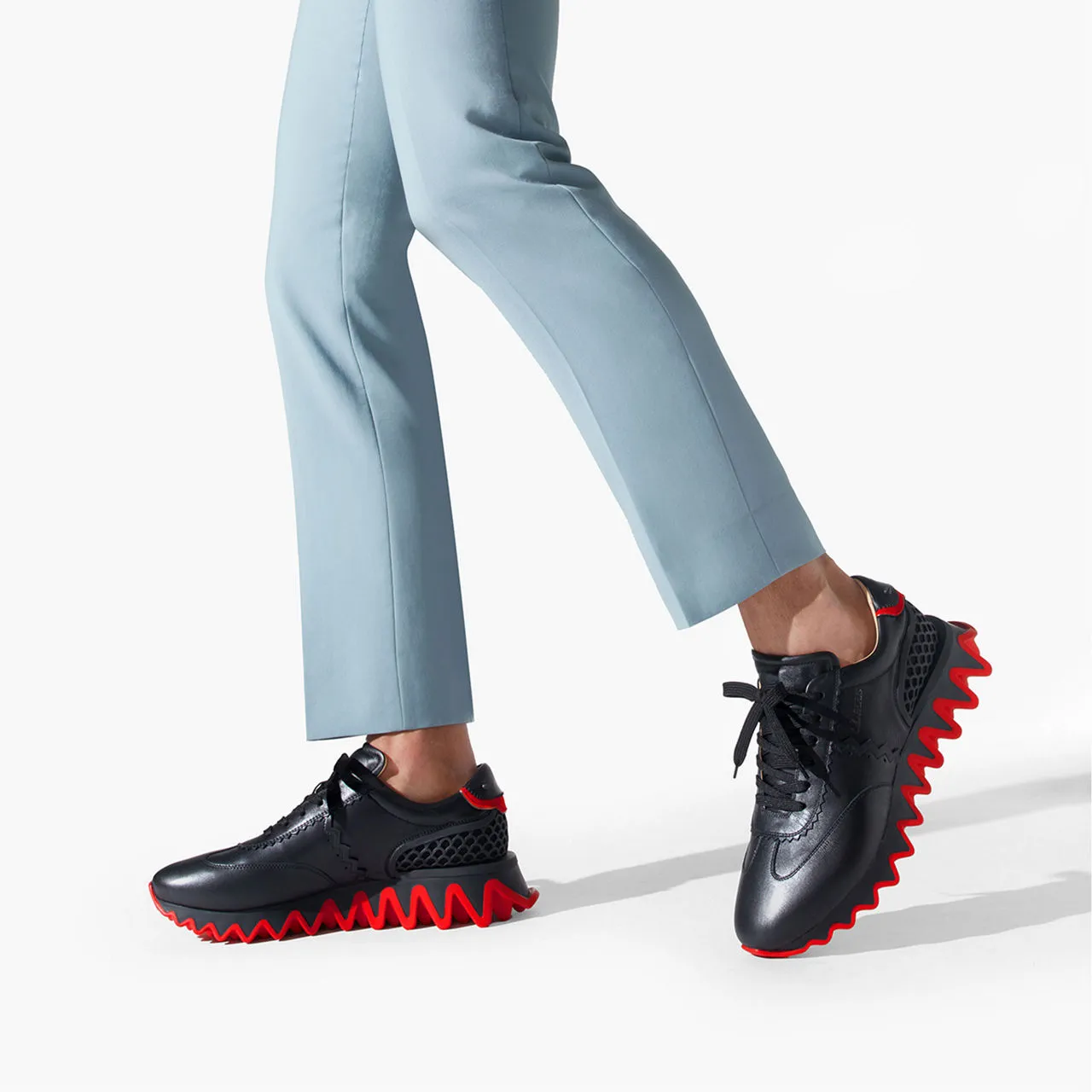 CHRISTIAN LOUBOUTIN Loubishark Running Sneakers - Black