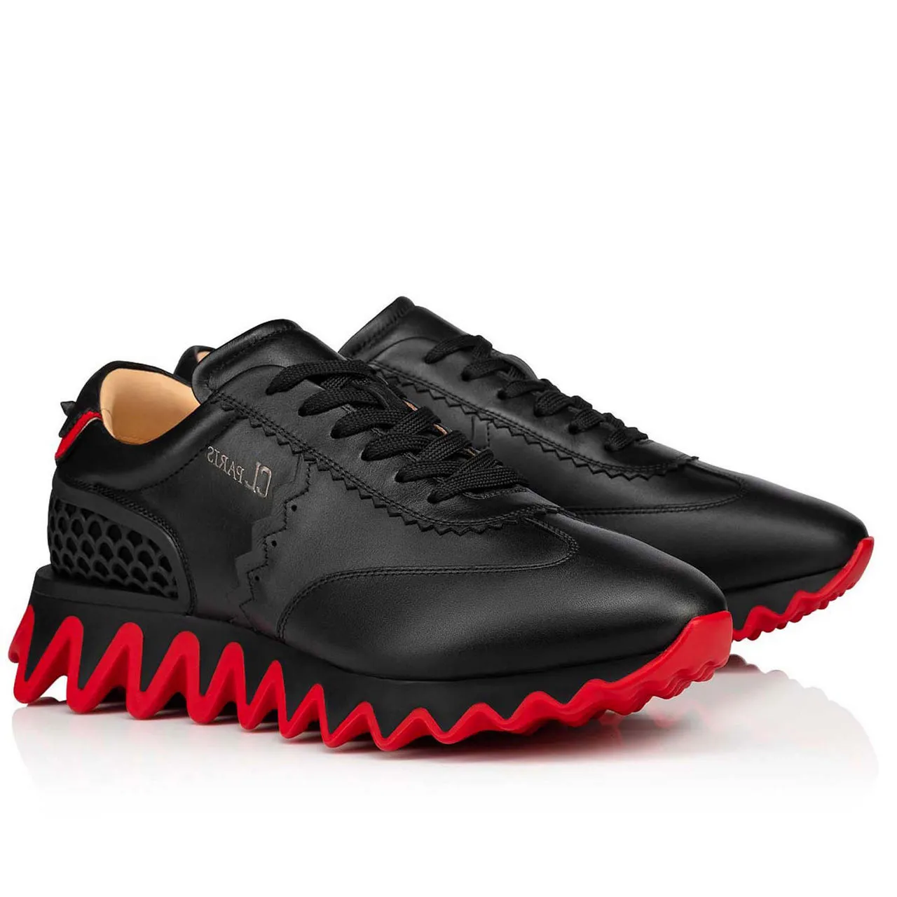 CHRISTIAN LOUBOUTIN Loubishark Running Sneakers - Black