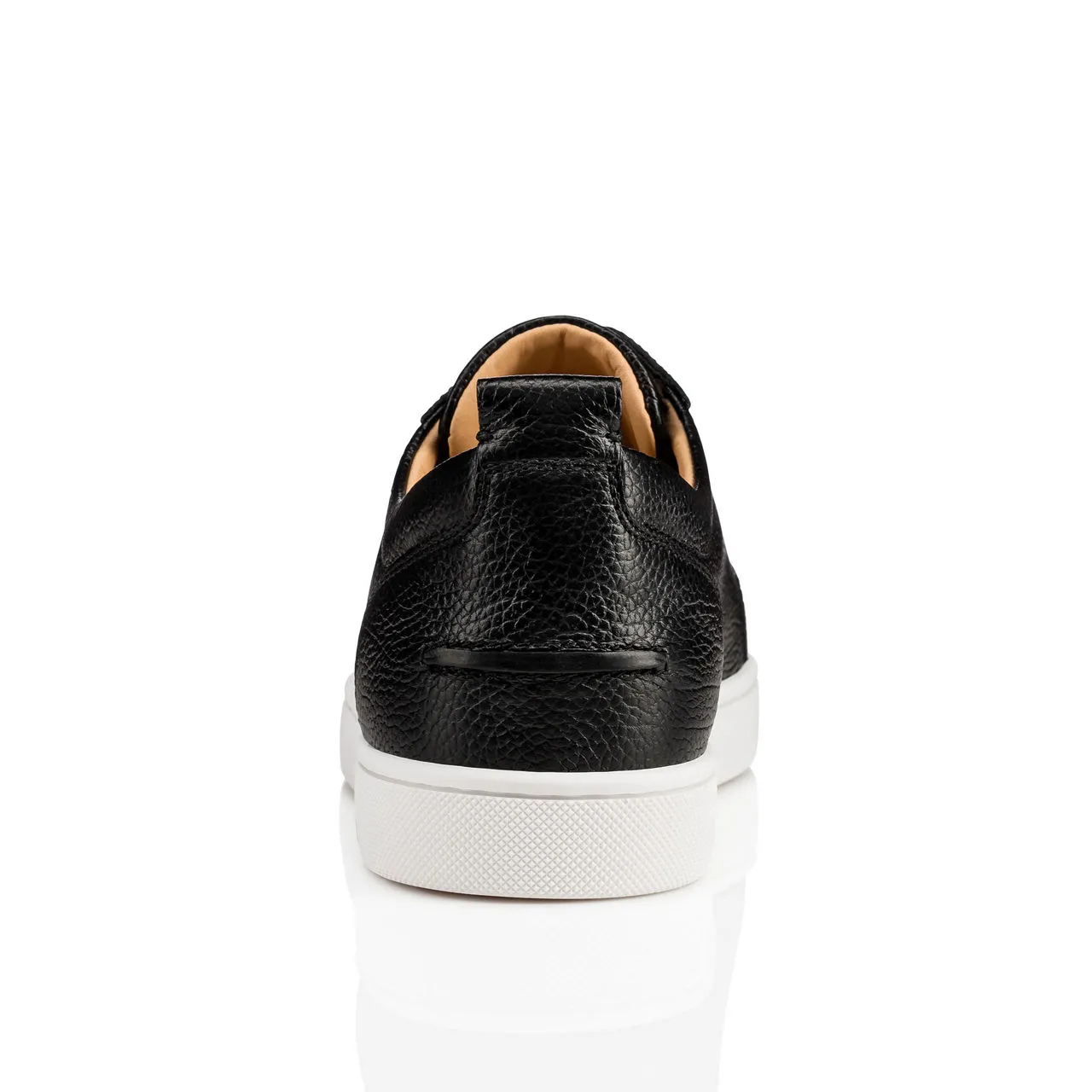 CHRISTIAN LOUBOUTIN Rantulow Grained Leather Sneakers - Black