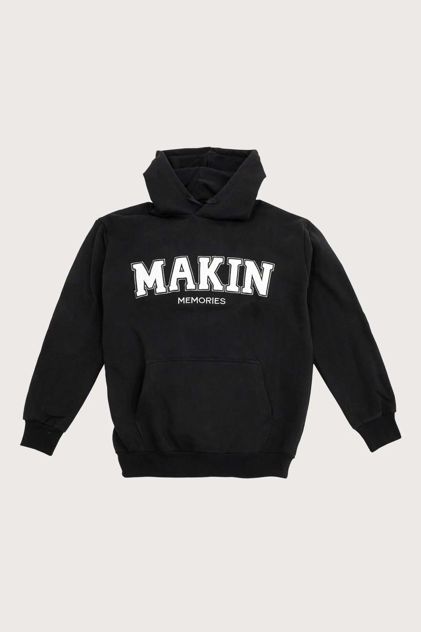 COLLEGE HOODIE IN BLACK