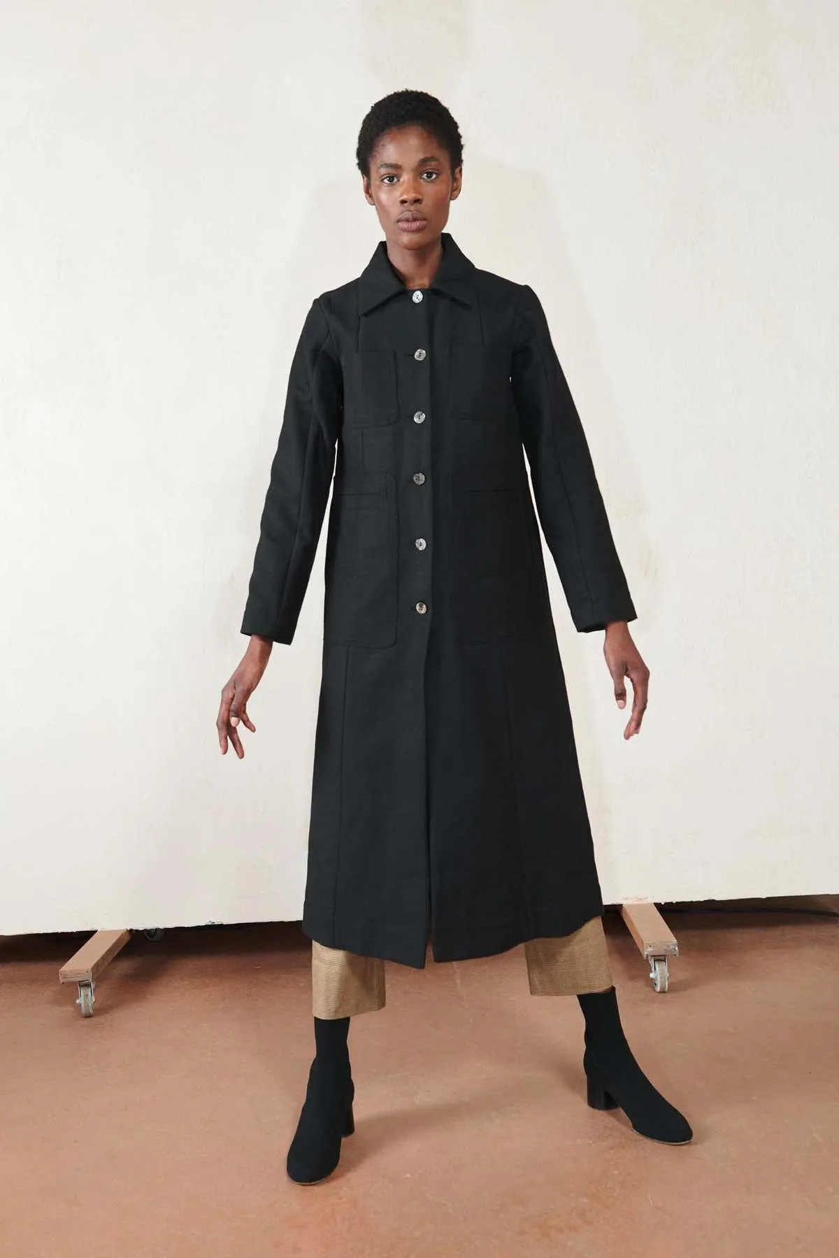 CONRAD CAR COAT - Noir