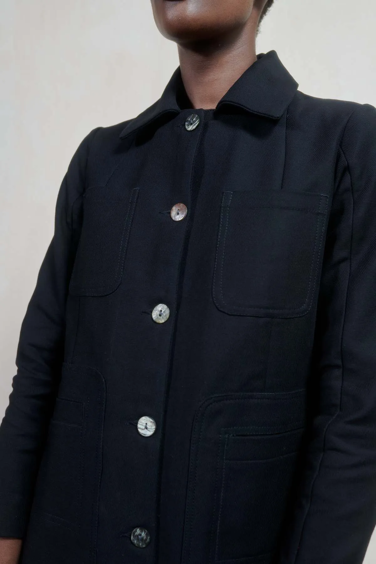 CONRAD CAR COAT - Noir