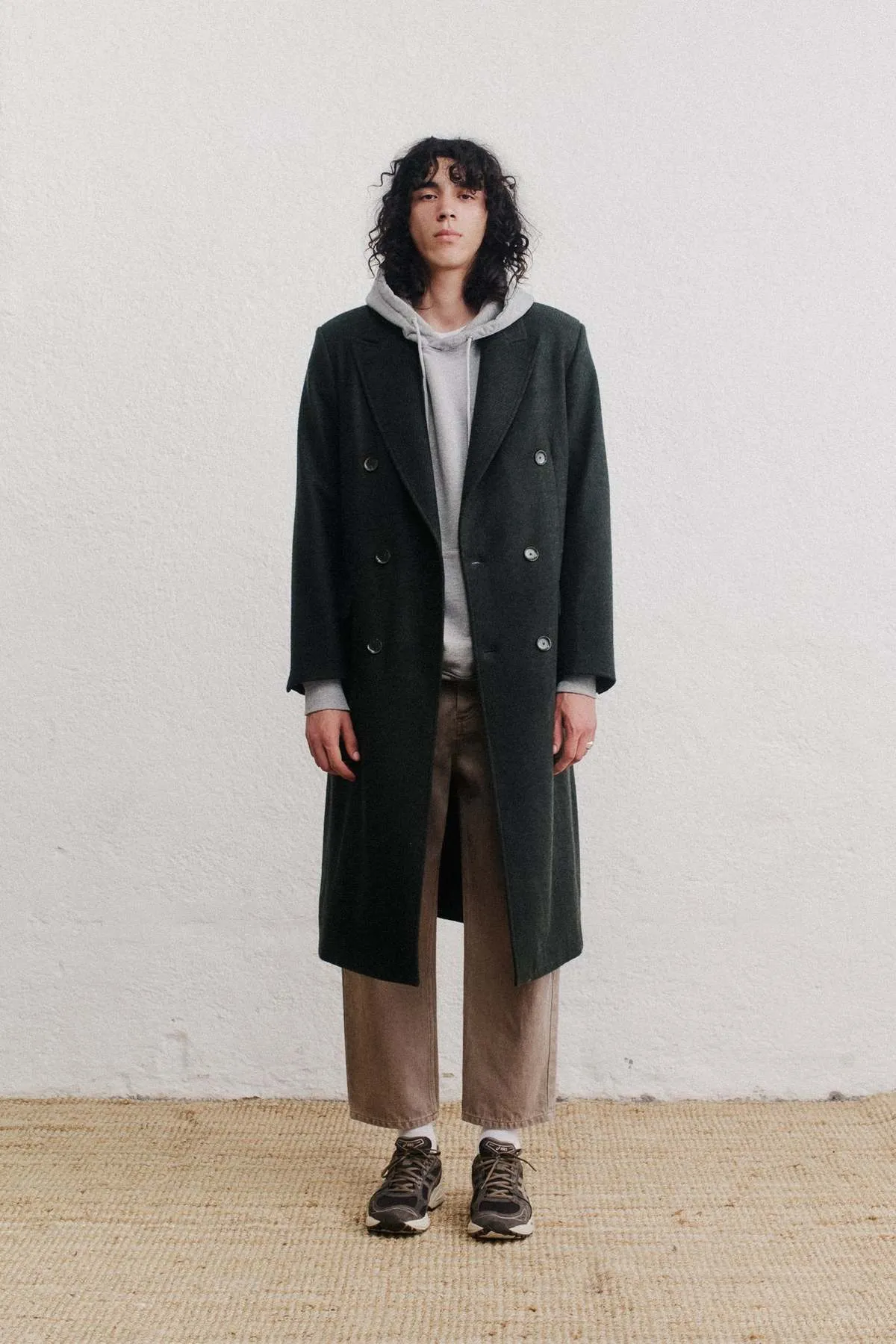 Cusco Constructed Coat - Deep Green