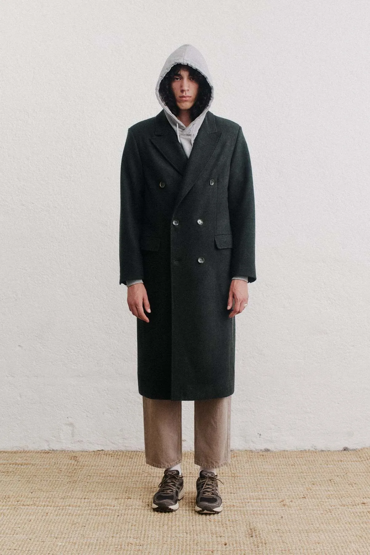 Cusco Constructed Coat - Deep Green