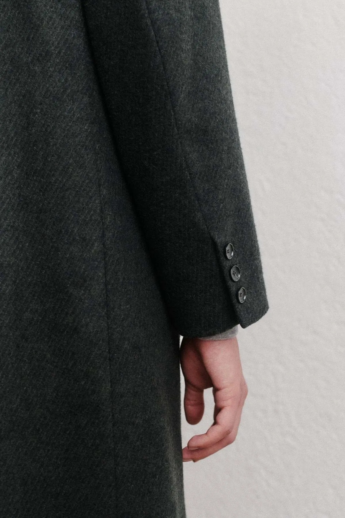 Cusco Constructed Coat - Deep Green