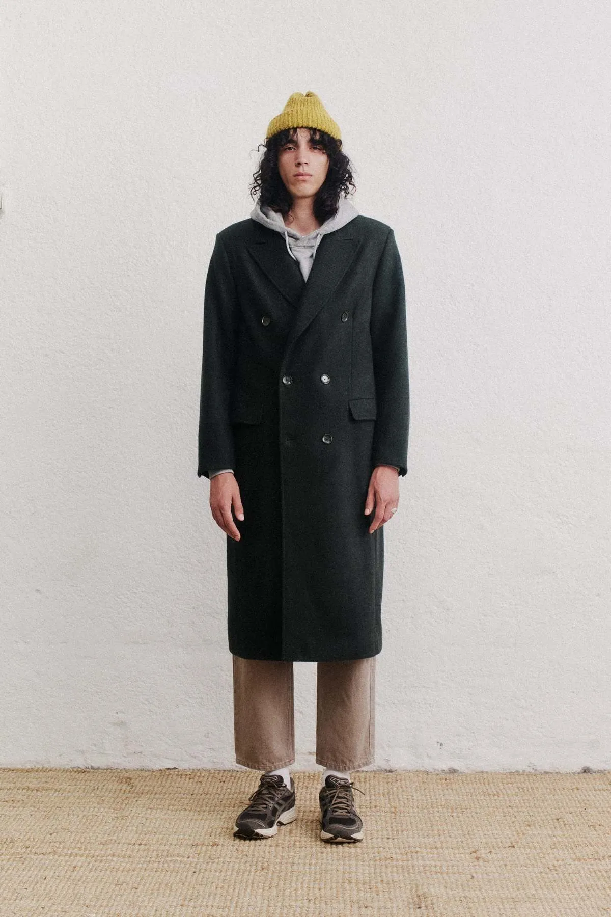 Cusco Constructed Coat - Deep Green