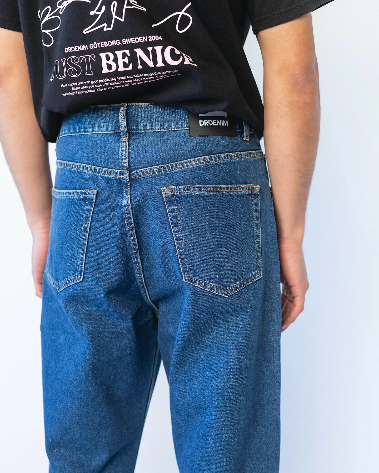 Dr Denim Omar Baggy Jeans - Pebble Mid Retro | SurfStitch