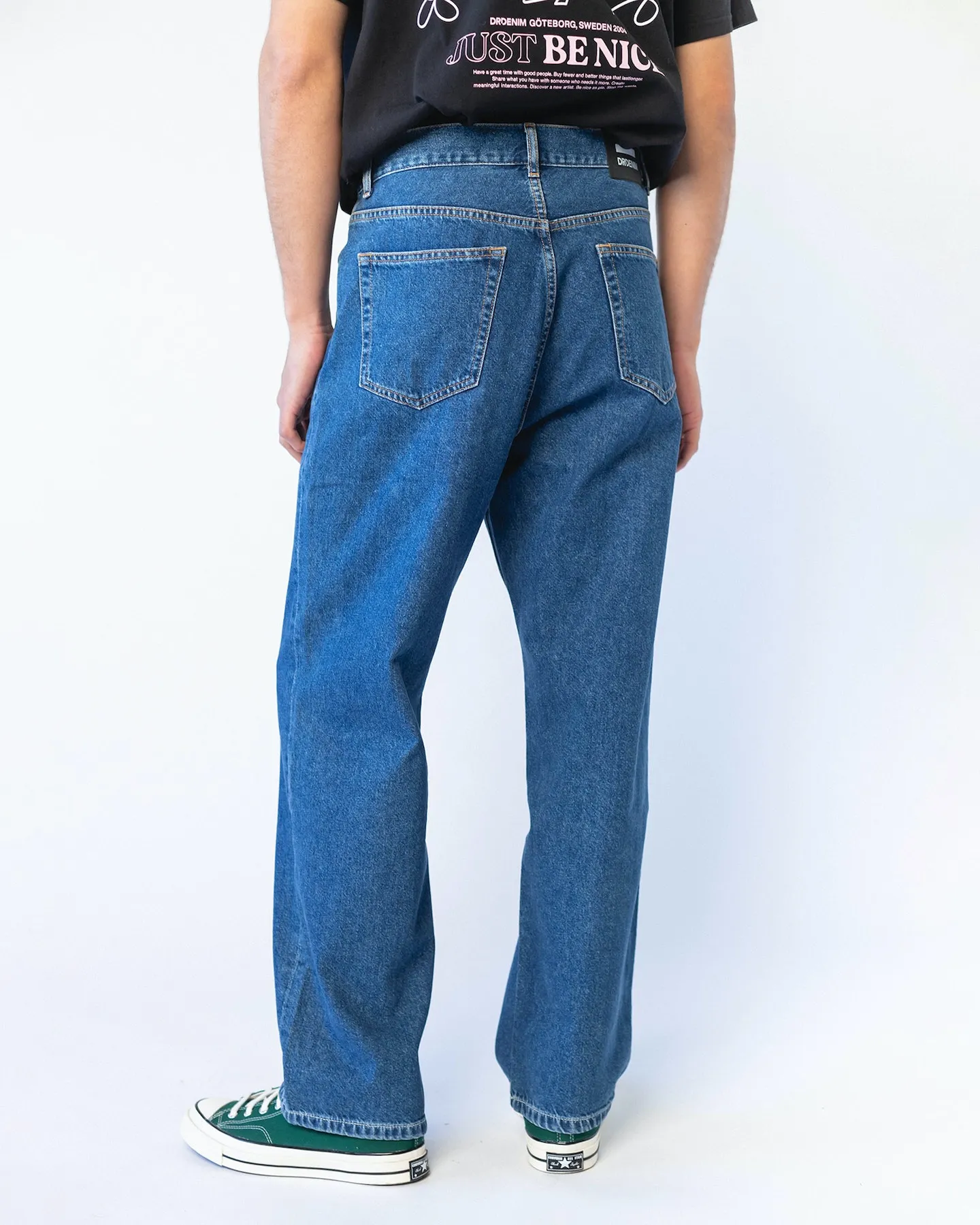 Dr Denim Omar Baggy Jeans - Pebble Mid Retro | SurfStitch