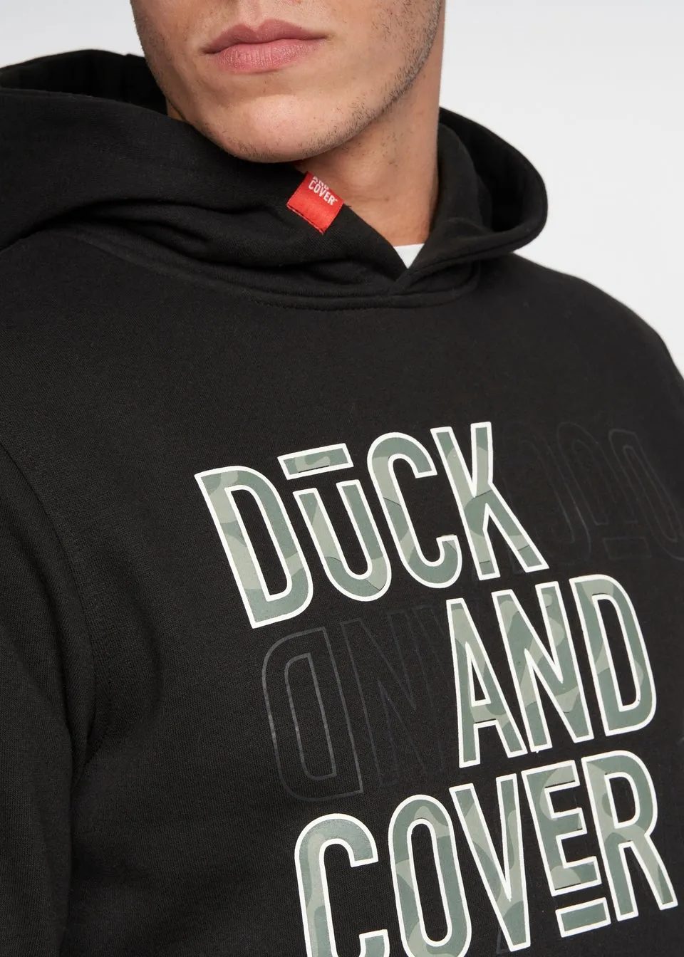 Duck & Cover Black Pecklar Hoodie