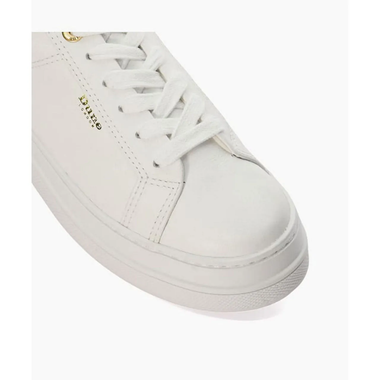 DUNE LONDON Eastern Chunky Platform Trainers - White