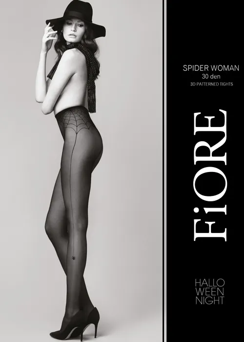 Fiore Spider Woman Sheer Tights ()