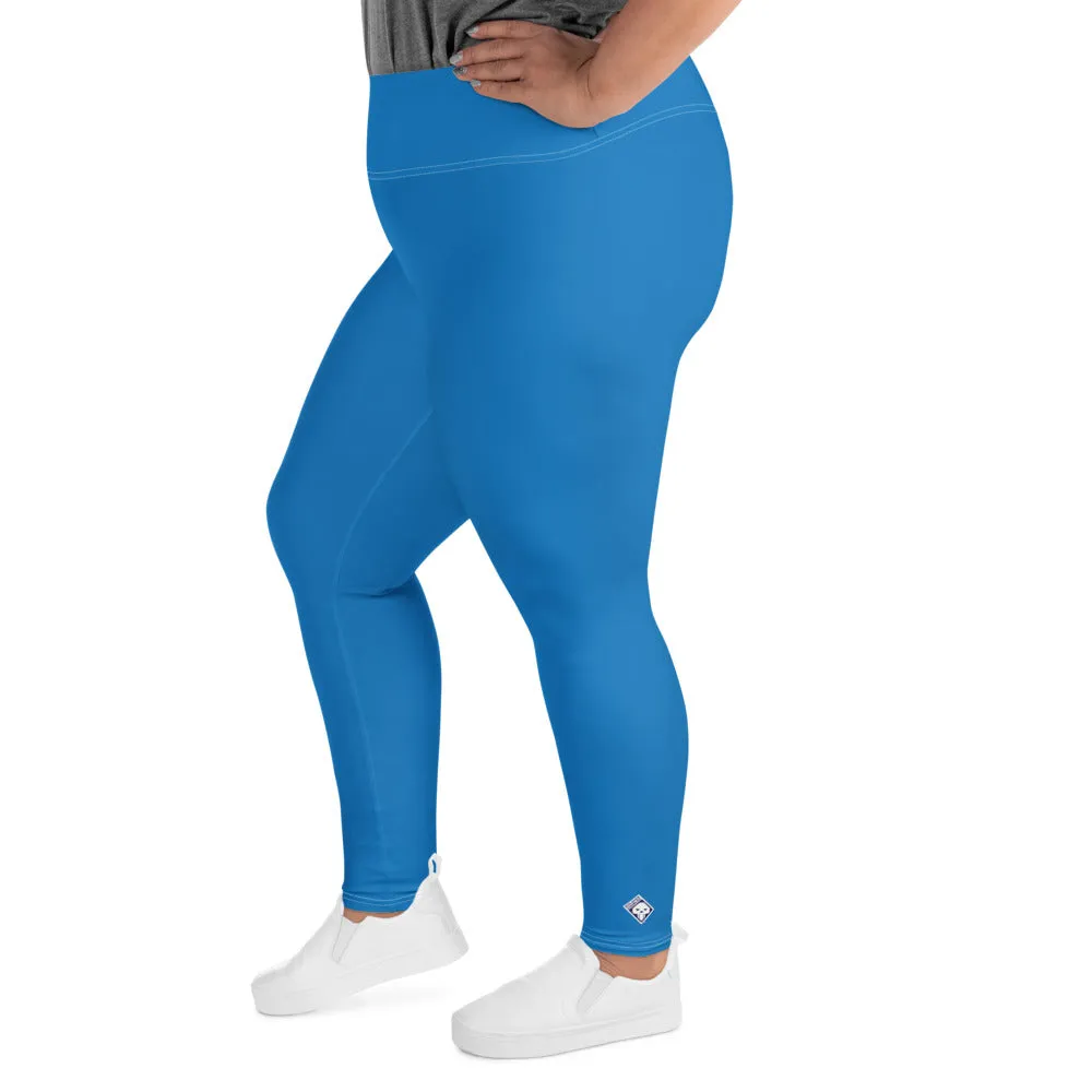 Flawless Fitness: Women's Plus Size Workout Leggings - Azul