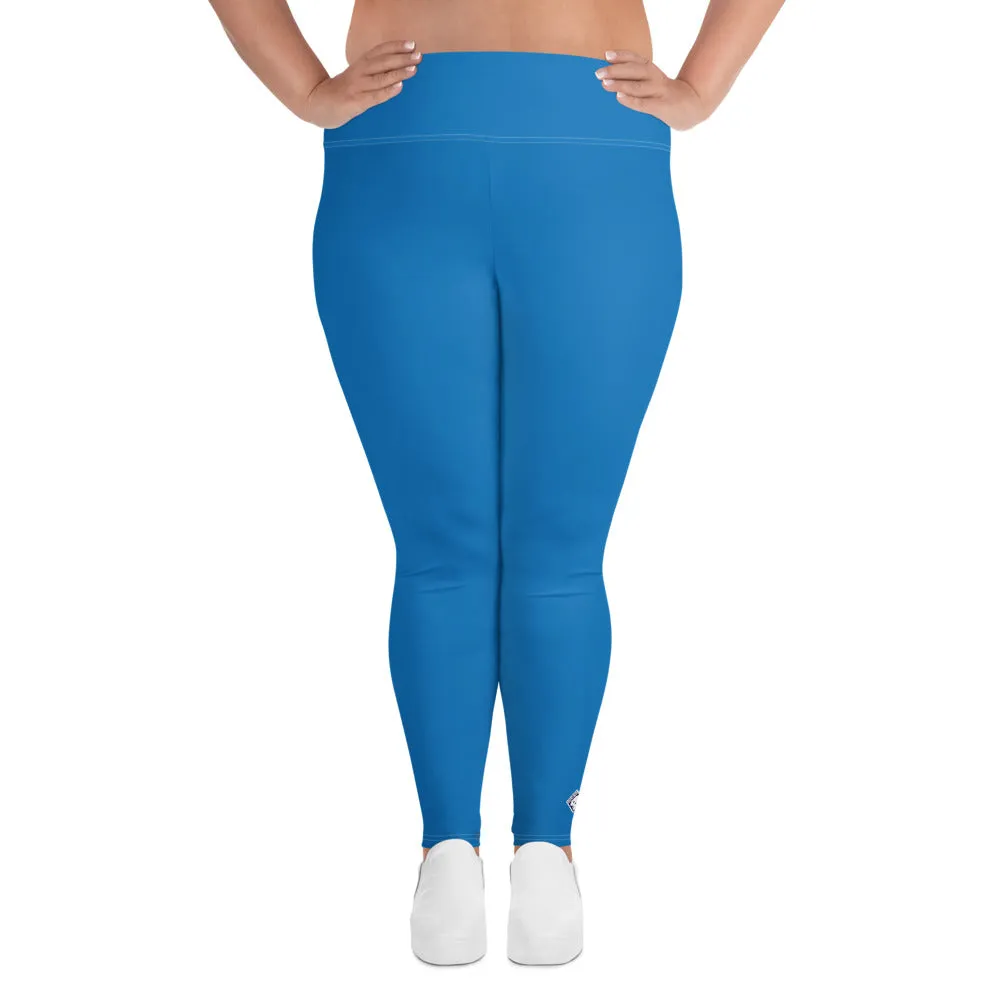 Flawless Fitness: Women's Plus Size Workout Leggings - Azul