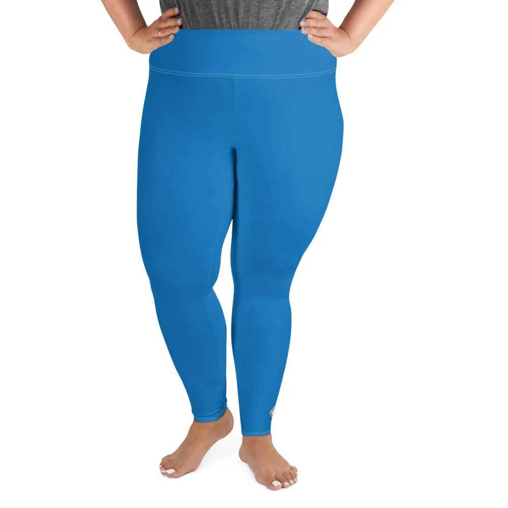 Flawless Fitness: Women's Plus Size Workout Leggings - Azul