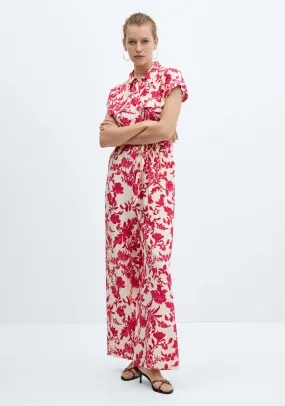 Floral print jumpsuit