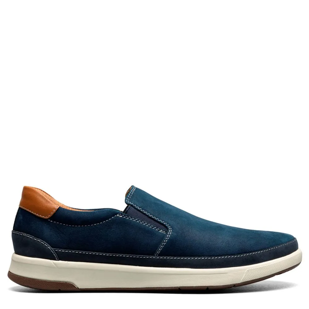 FLORSHEIM  MENS CROSSOVER DOUBLE GORE SLIP ON SNEAKER