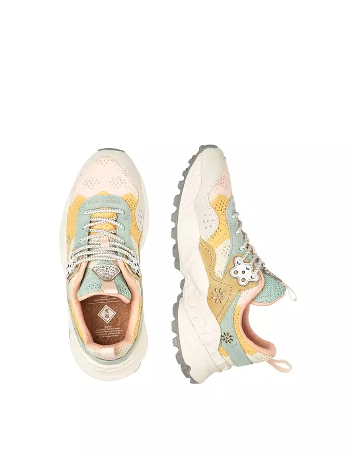 Flower Mountai Kotetsu Trainers Taupe / Pink