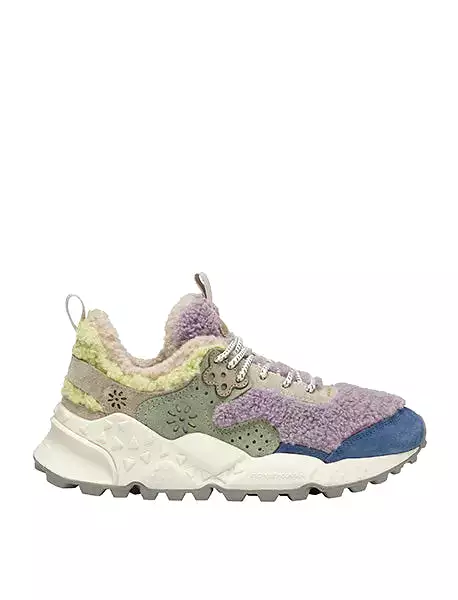 Flower Mountain Kotetsu Trainers Violet / Lime