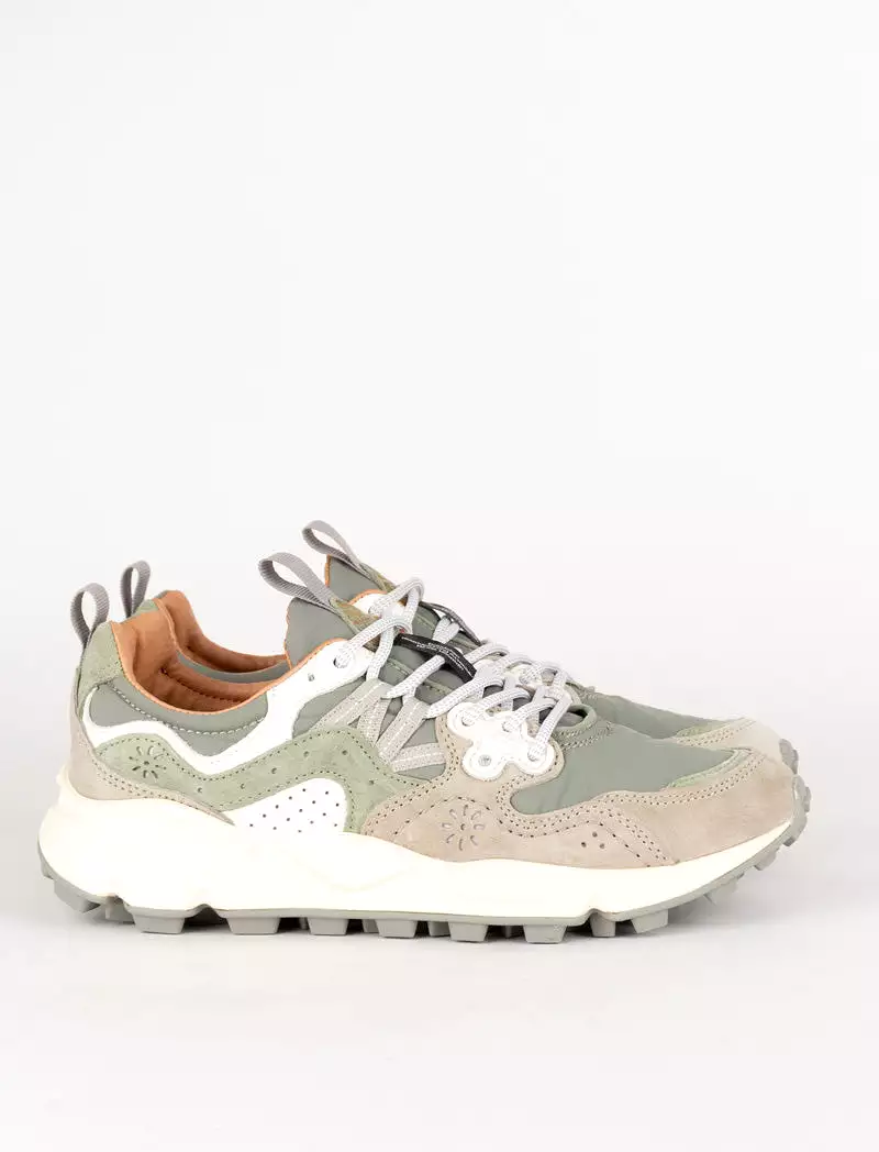 Flower Mountain Womens Yamano 3 Trainers Grey / Sage