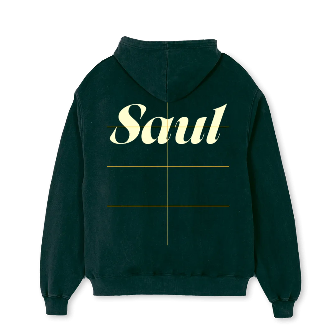 GREEN C H Wild Green Oversized Hoodie.