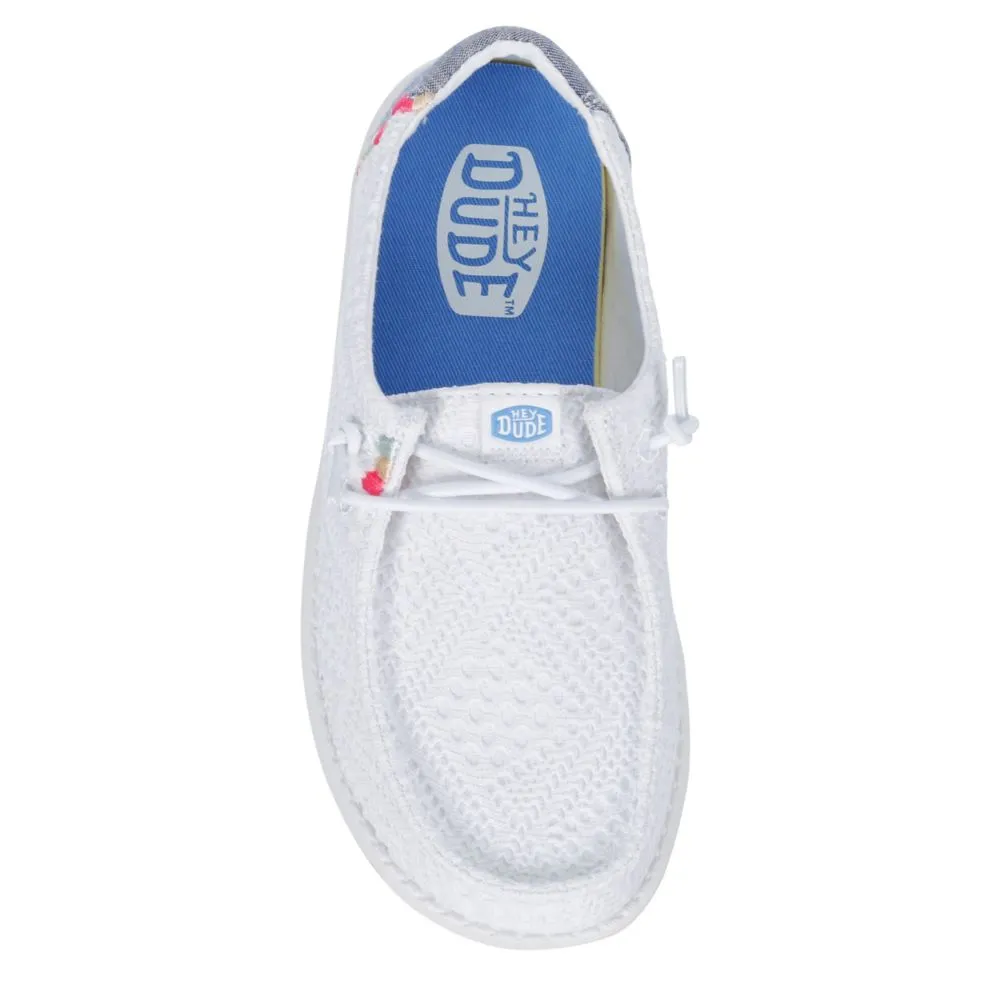 HEYDUDE  GIRLS WENDY YOUTH SLIP ON SNEAKER