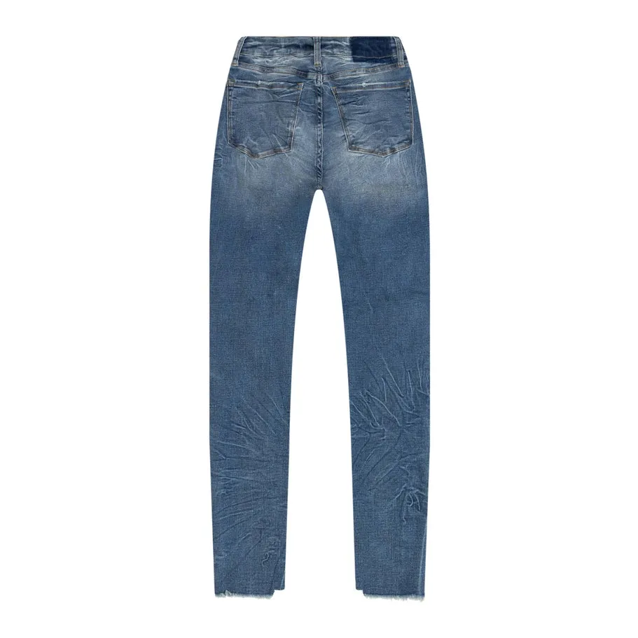 High Rise Super Skinny Heavy Ripoff Jeans - Lyons Blue