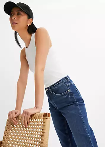 High Waist Mom Jeans by bonprix | Look Again