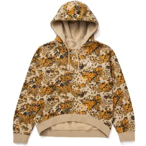 HUF CONTRA MOCKNECK P/O HOODIE // TAN CAMO