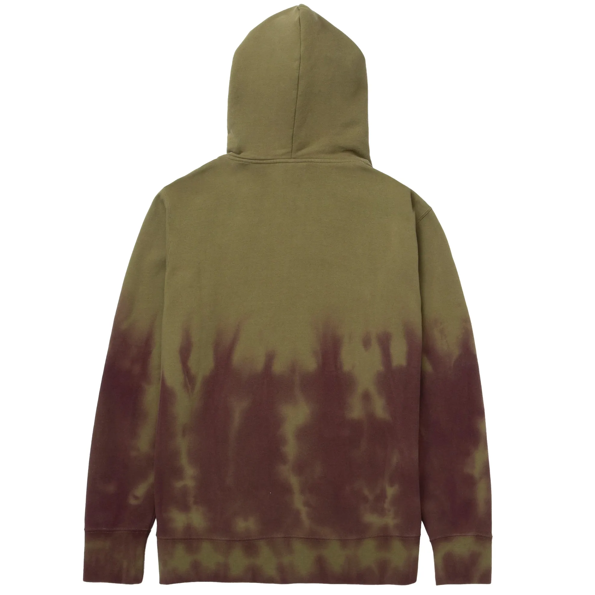 HUF HARTFORD TIEDYE P/O HOODIE // OLIVE