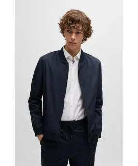 Hugo Slim-fit jacket in stretch cotton