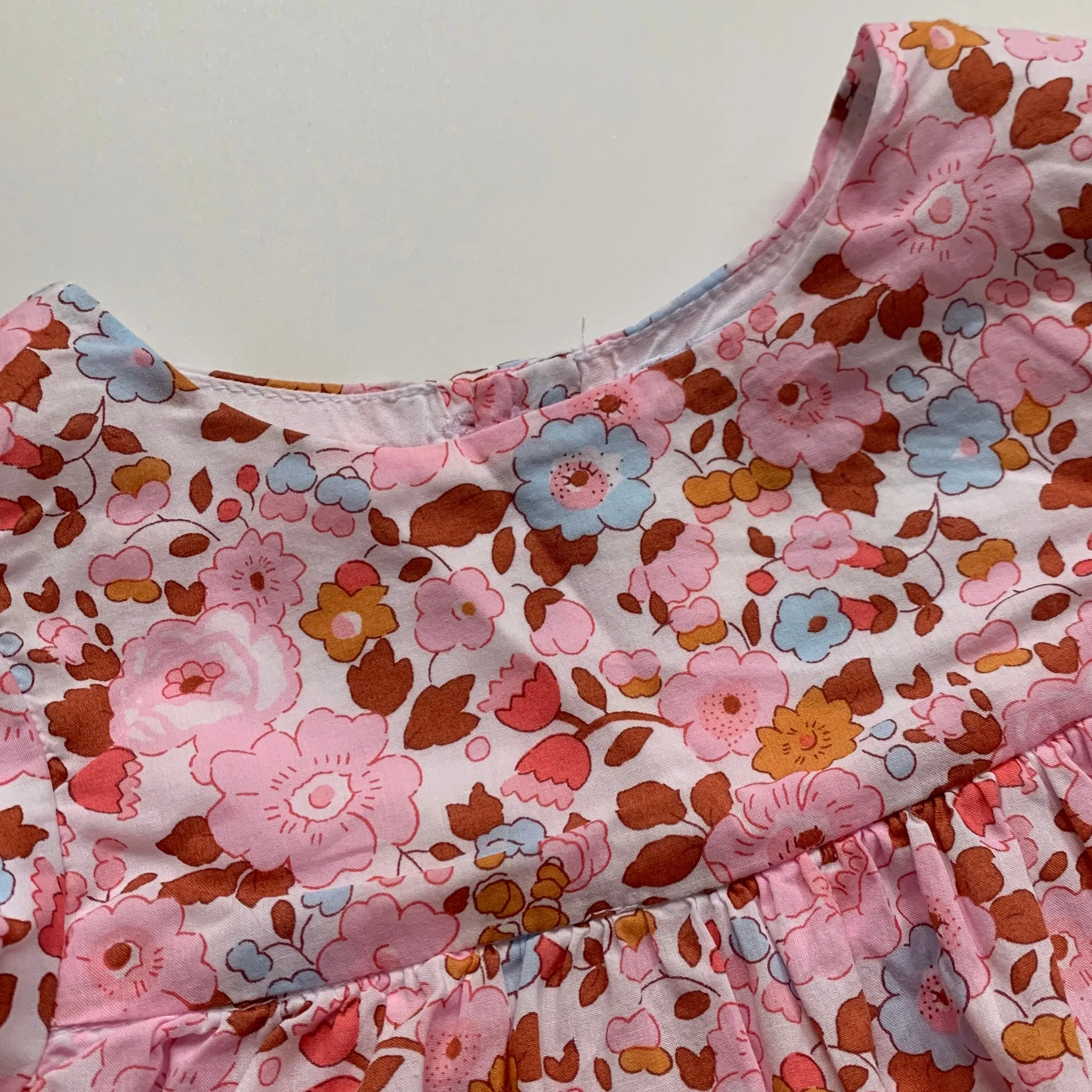 Jacadi Pink Besty Liberty Print Blouse: 24 Months