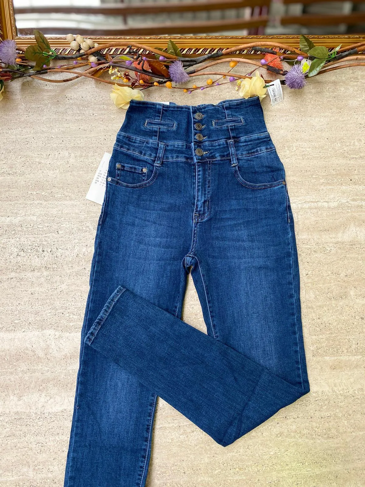 Jeans Donna super Skinny Vita Alta