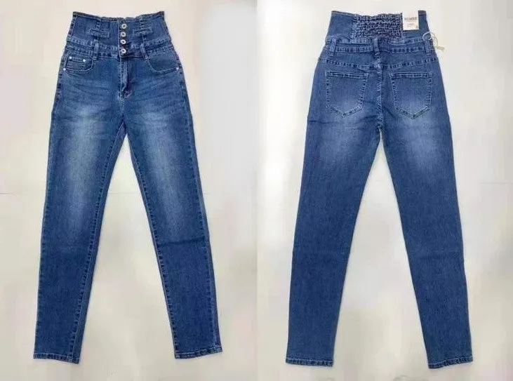 Jeans Donna super Skinny Vita Alta