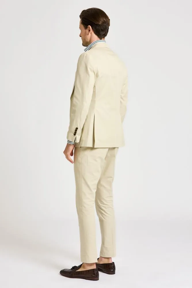 Julius Suit - Sand Cotton Stretch 2491